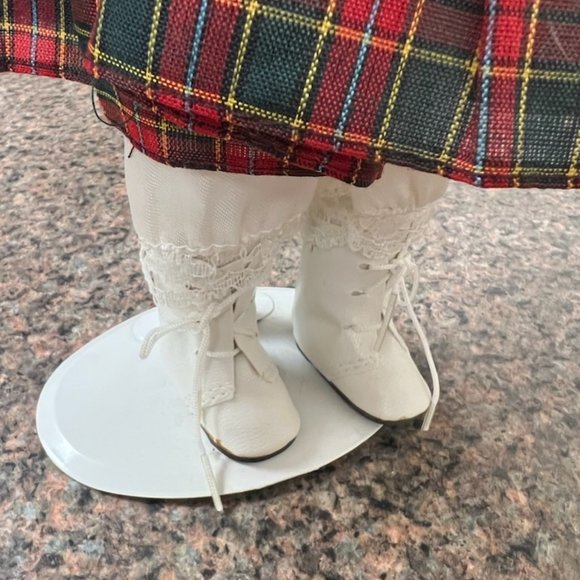 Victoria's Garden Porcelain Christmas Doll - Picture 11 of 11